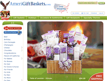Tablet Screenshot of amerigiftbaskets.com